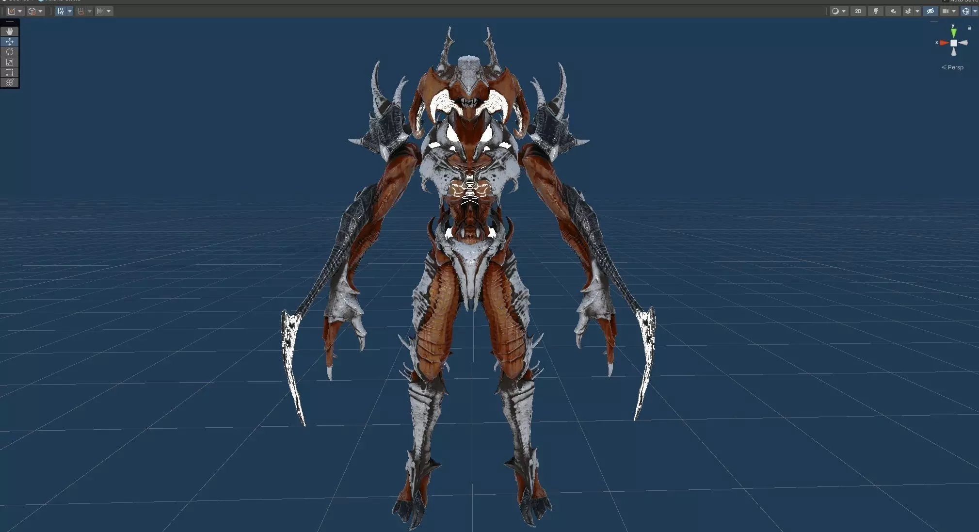 Alien 5 Low-poly 3D model_20