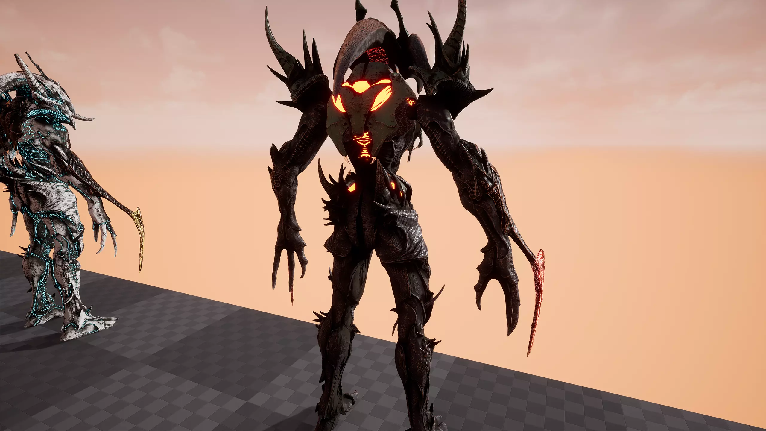 Alien 5 Low-poly 3D model_12