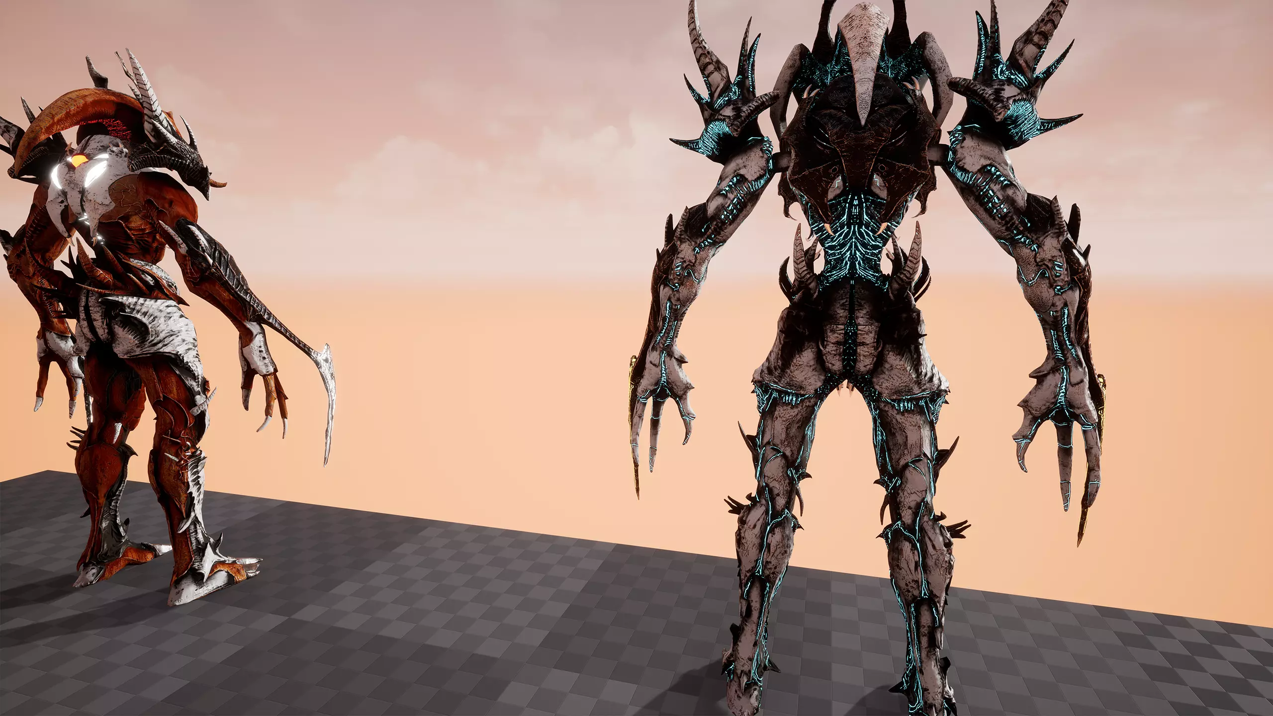 Alien 5 Low-poly 3D model_16