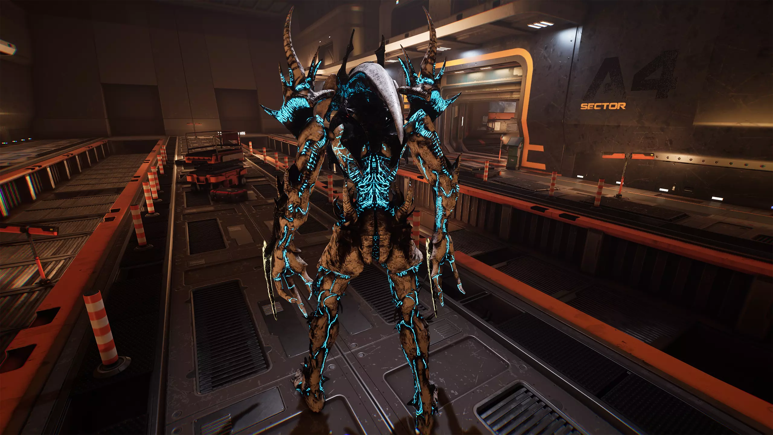 Alien 5 Low-poly 3D model_2