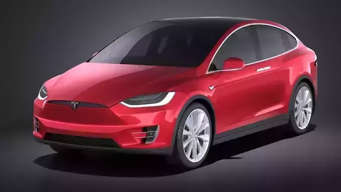 Tesla Model X 2018 3D model