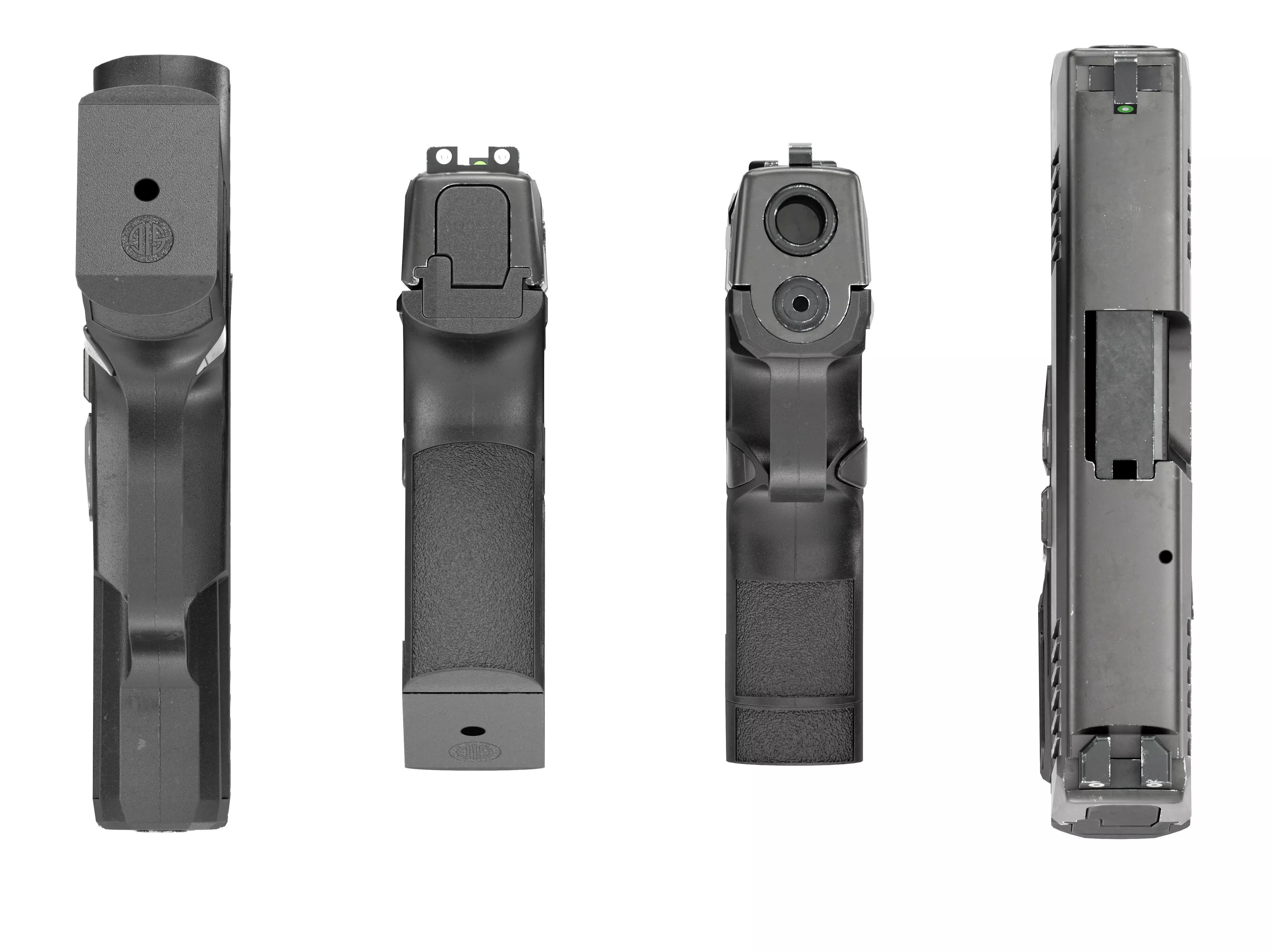 Sig Sauer P365 Pistol Low-poly 3D model_6