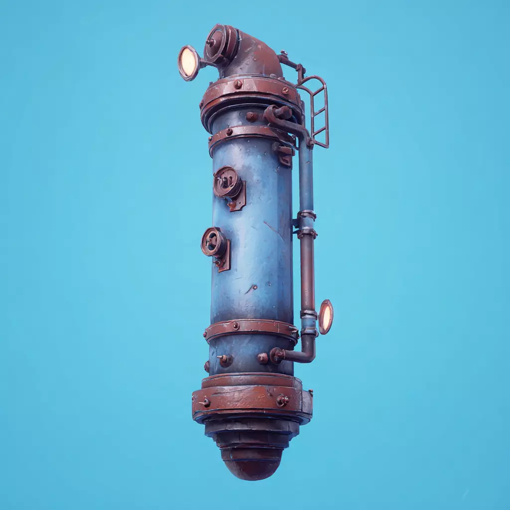 Stylized Vents Set 3D model_4