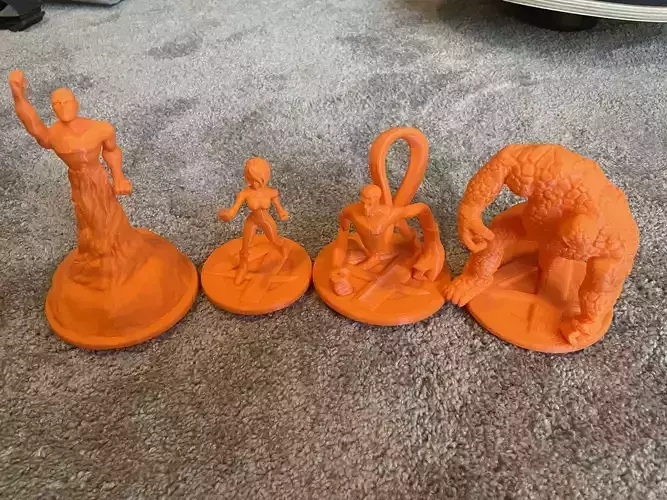  The Thing - Human Torch - Mr Fantastic - Invisible Woman