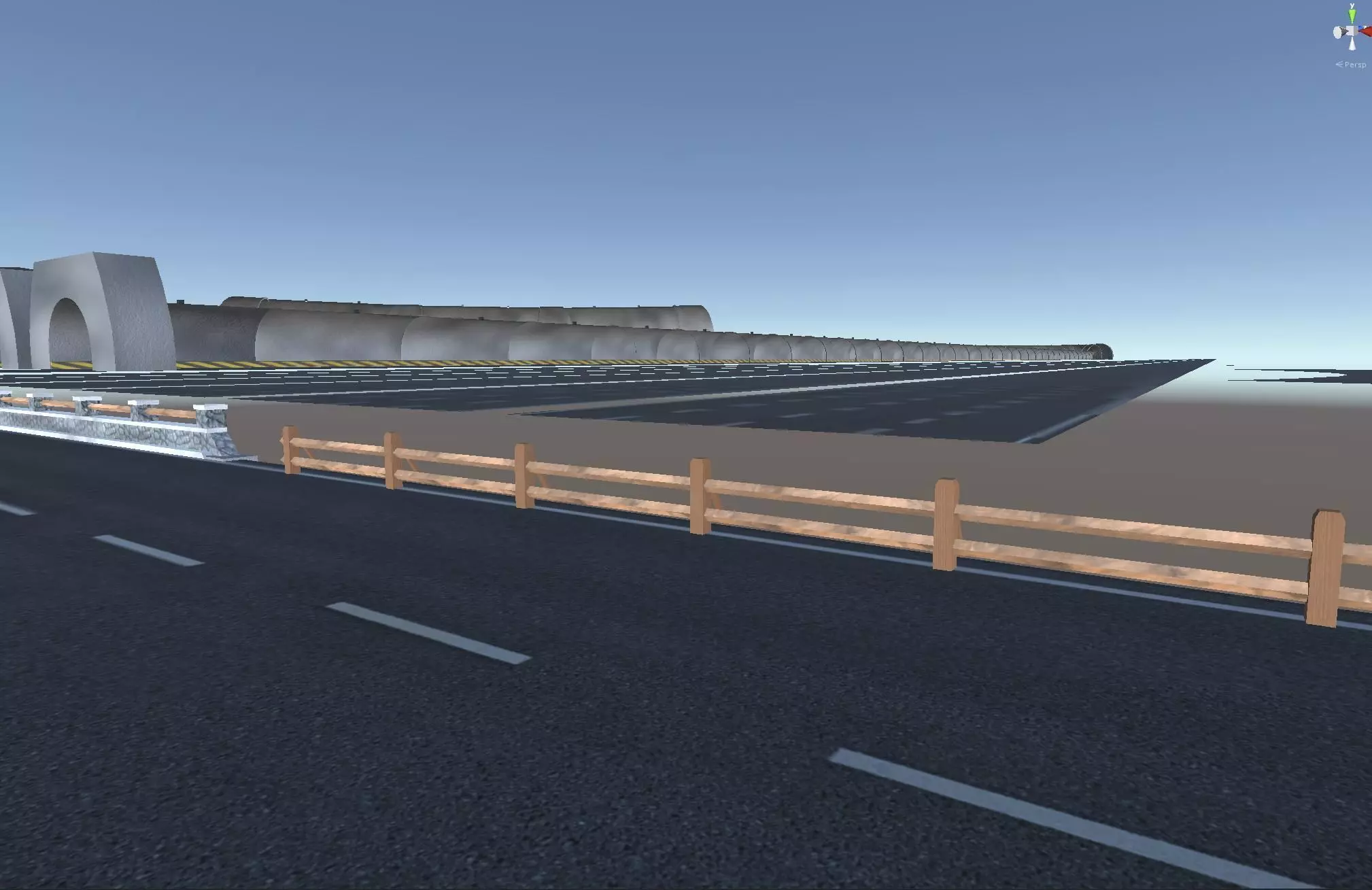 Road Modular Assets for Unity and Unreal Low-poly 3D model_5