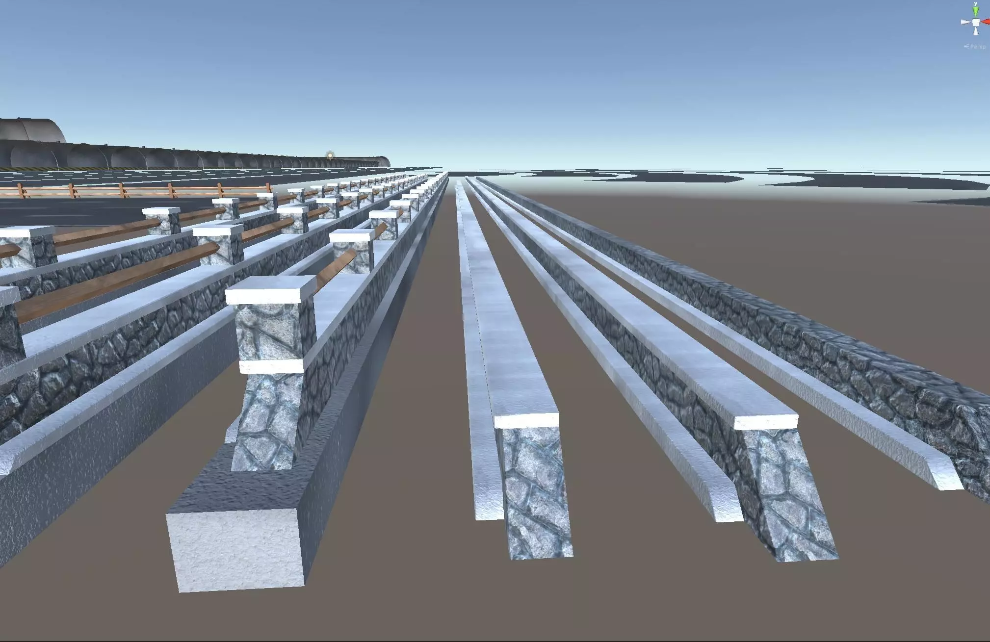 Road Modular Assets for Unity and Unreal Low-poly 3D model_6