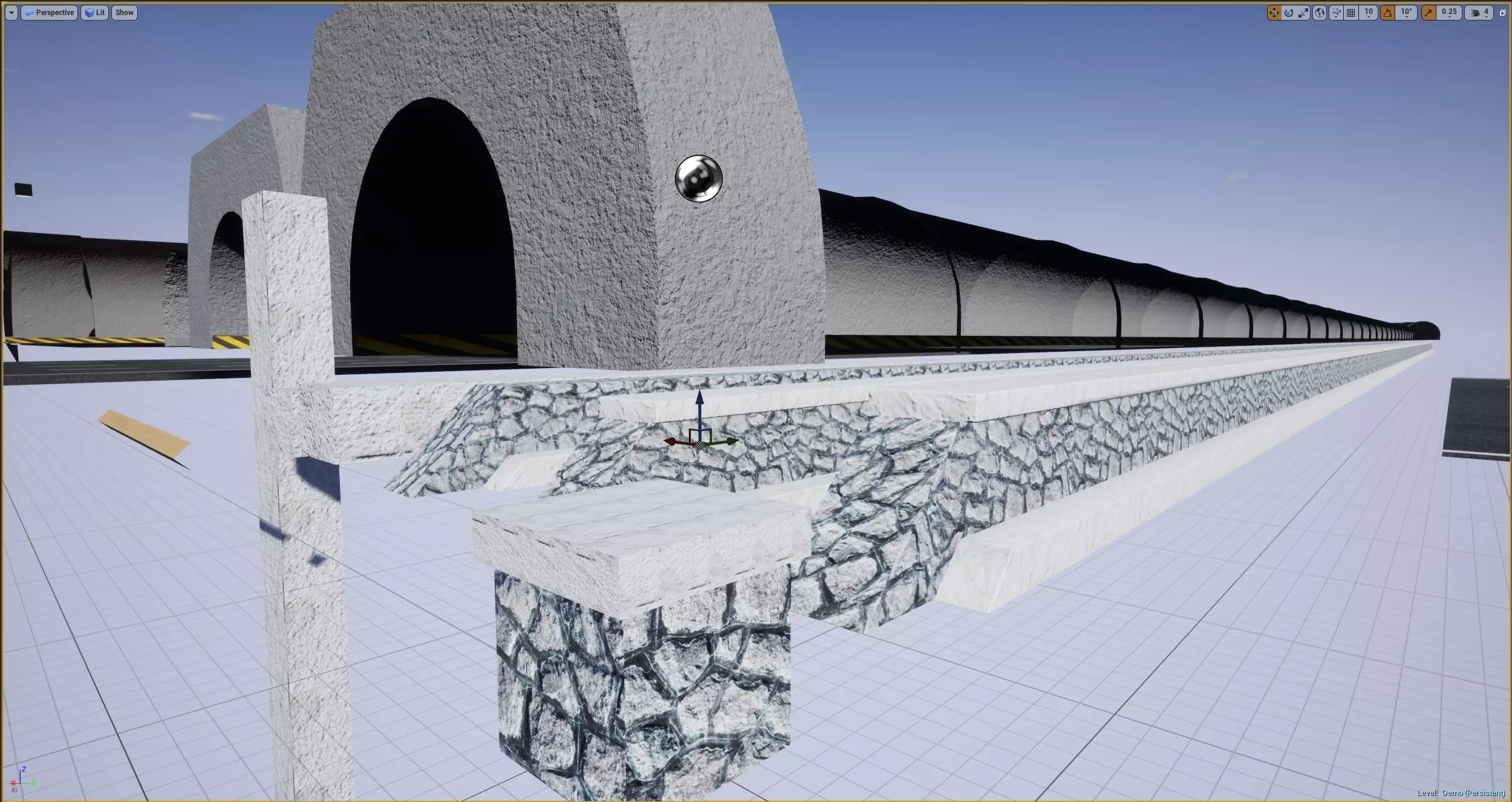 Road Modular Assets for Unity and Unreal Low-poly 3D model_12