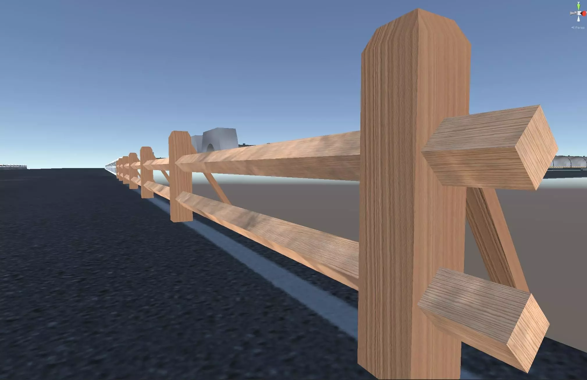 Road Modular Assets for Unity and Unreal Low-poly 3D model_8