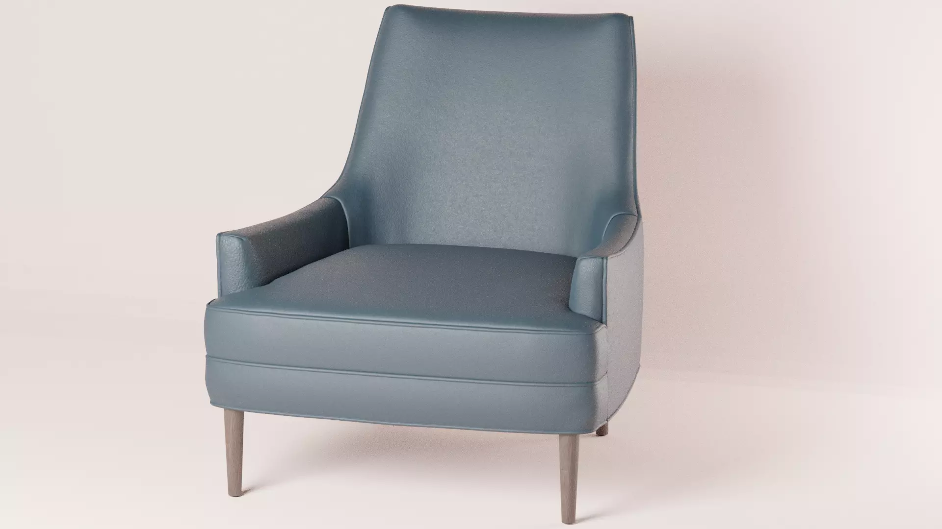 ACCENT CHAIR leather 3D model