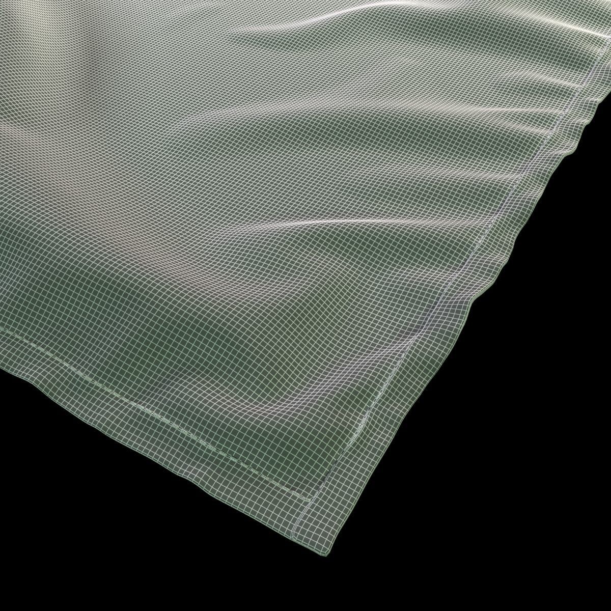 Single Tea towel 3D model_4