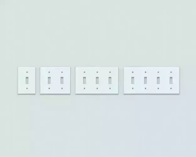 Light Switch Cover Plate Free 3D model