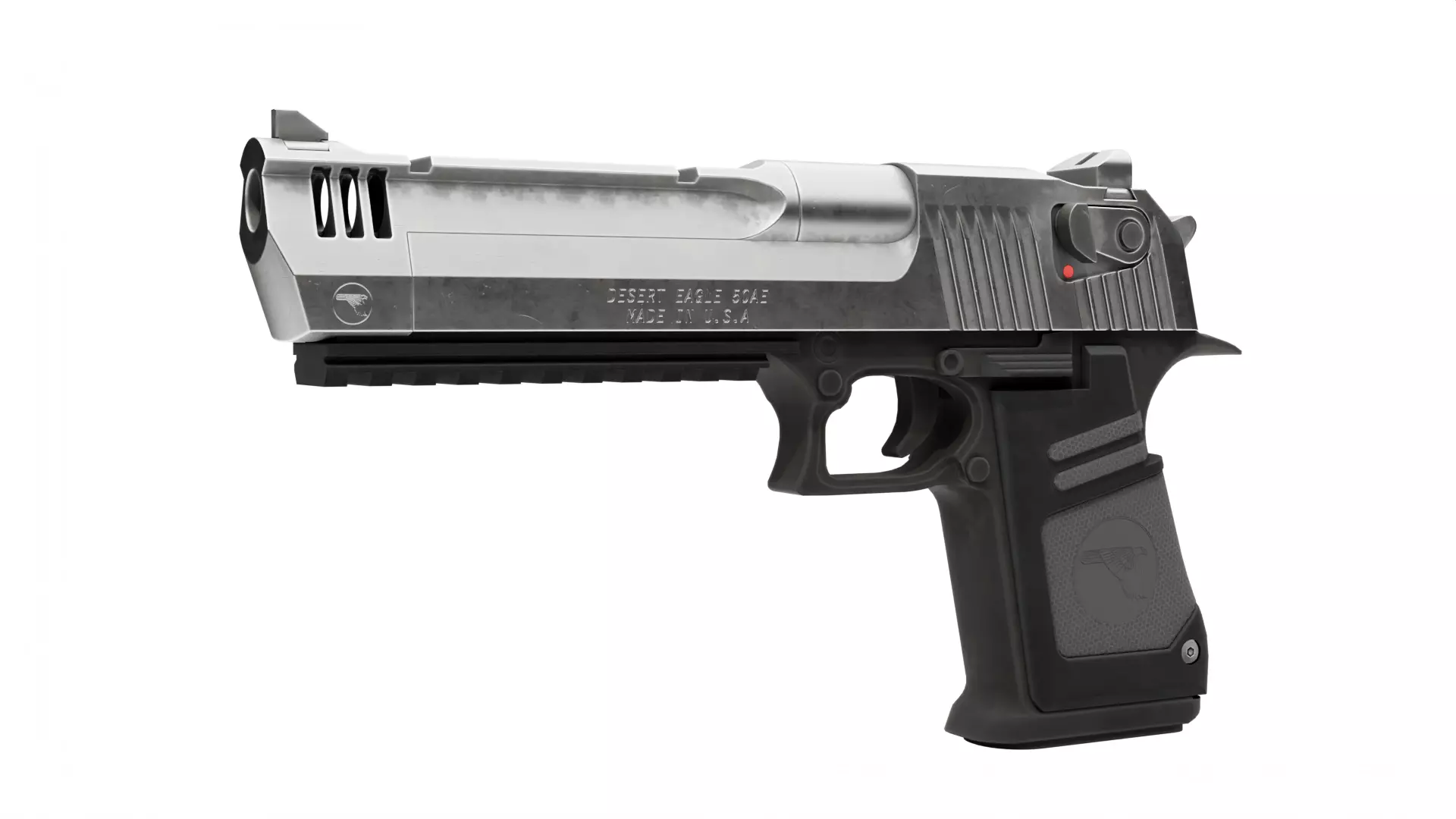 Desert Eagle 50 cal Low-poly 3D model_2