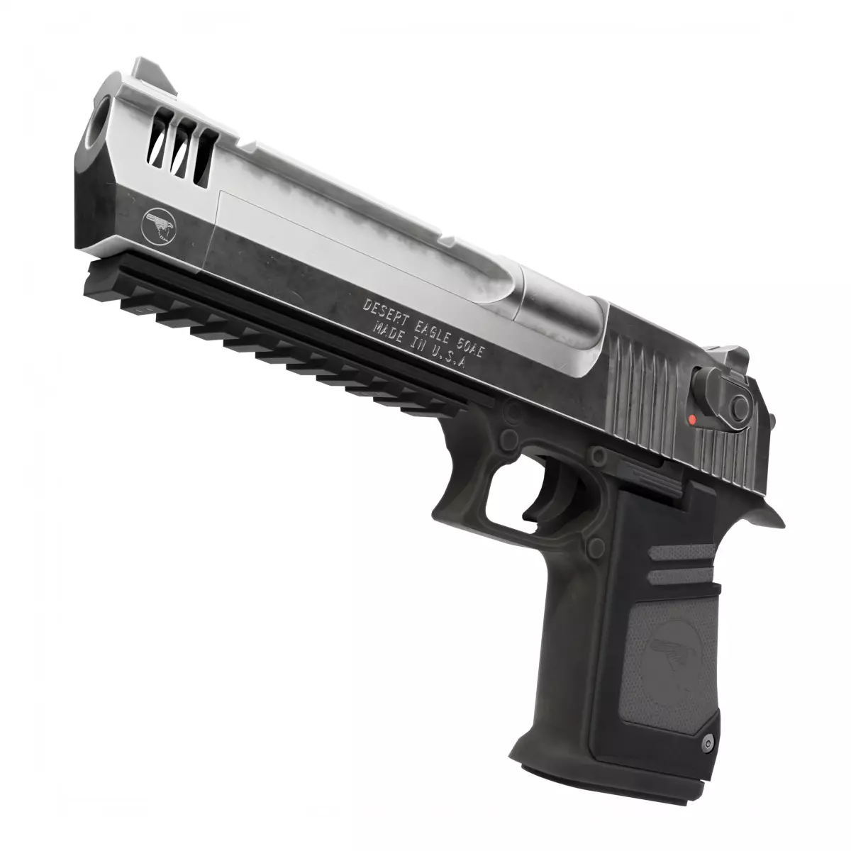 Desert Eagle 50 cal Low-poly 3D model_1