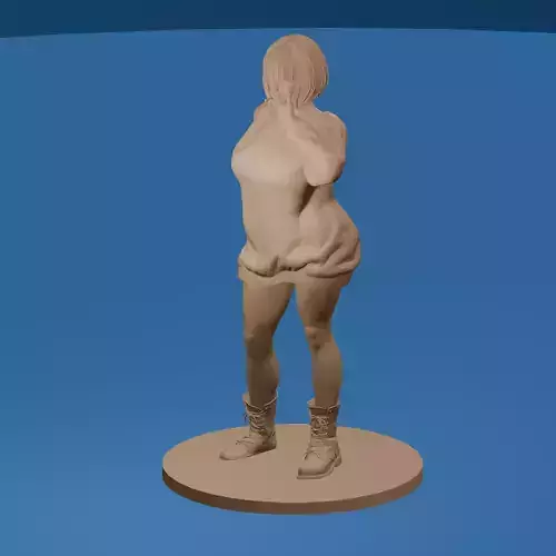 Cute Goth Girl Smoking