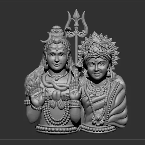 SHIV JI AND PARBATI MATA