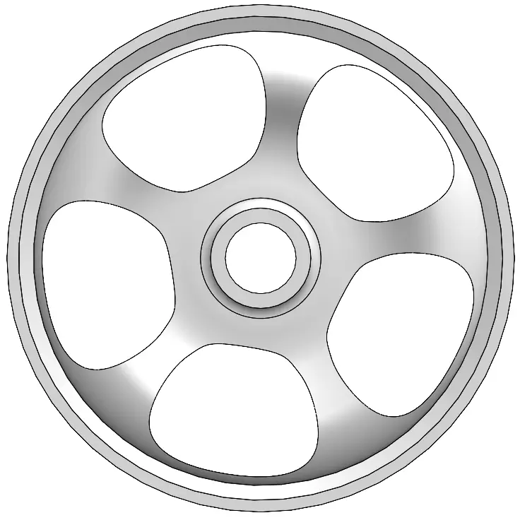 RC CAR RIM 1-8 - BORBET T Free 3D print model_1