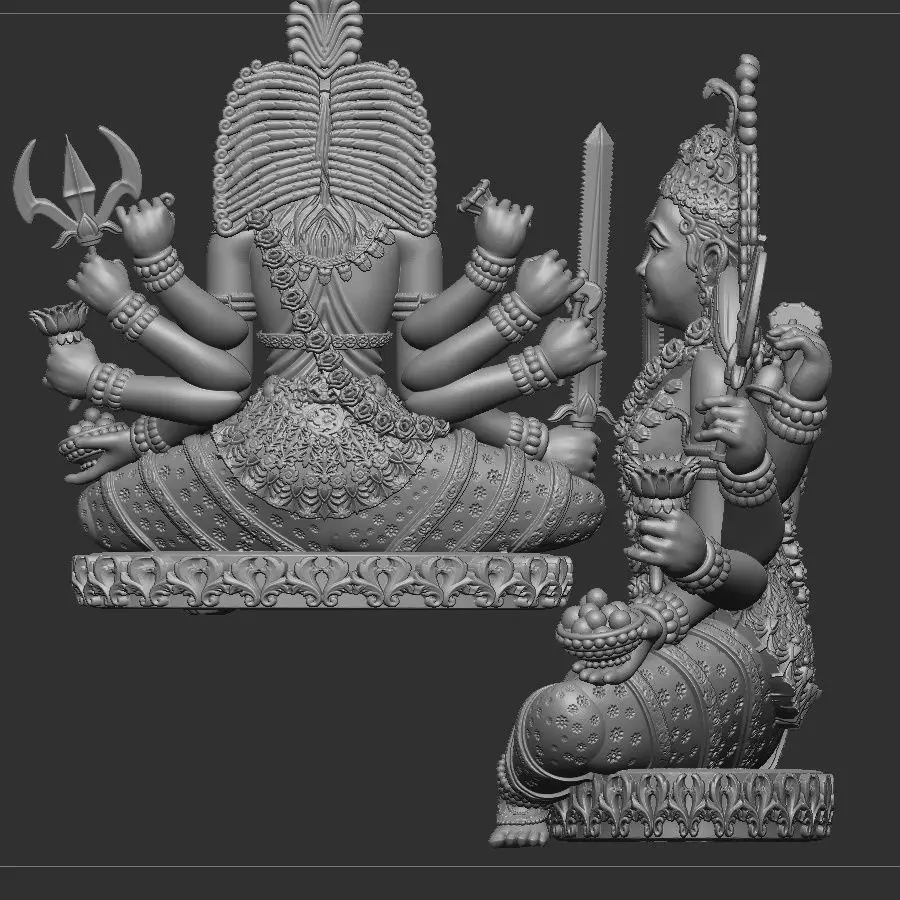 DURGA JI 3D print model_1