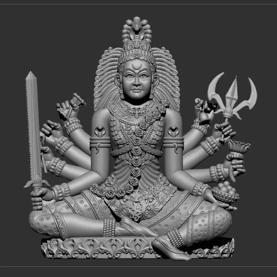 DURGA JI 3D print model_0