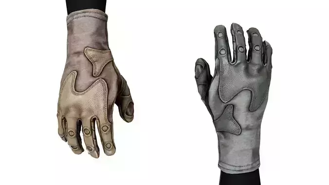 OUTDOOR RESEARCH OVERLORD GLOVES Low-poly 3D model