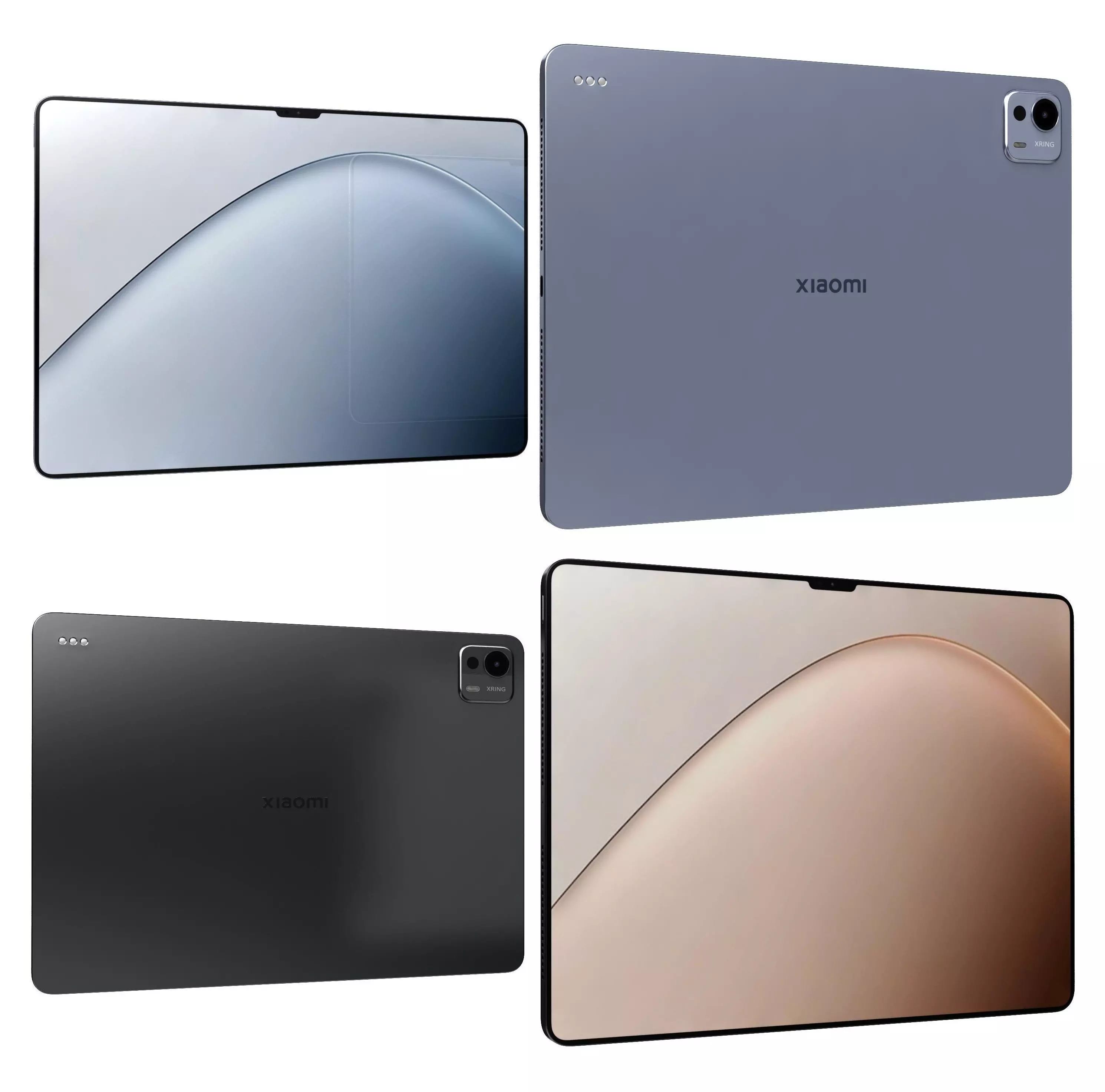 Xiaomi Pad 7 Ultra Black And Blue 3D model_0