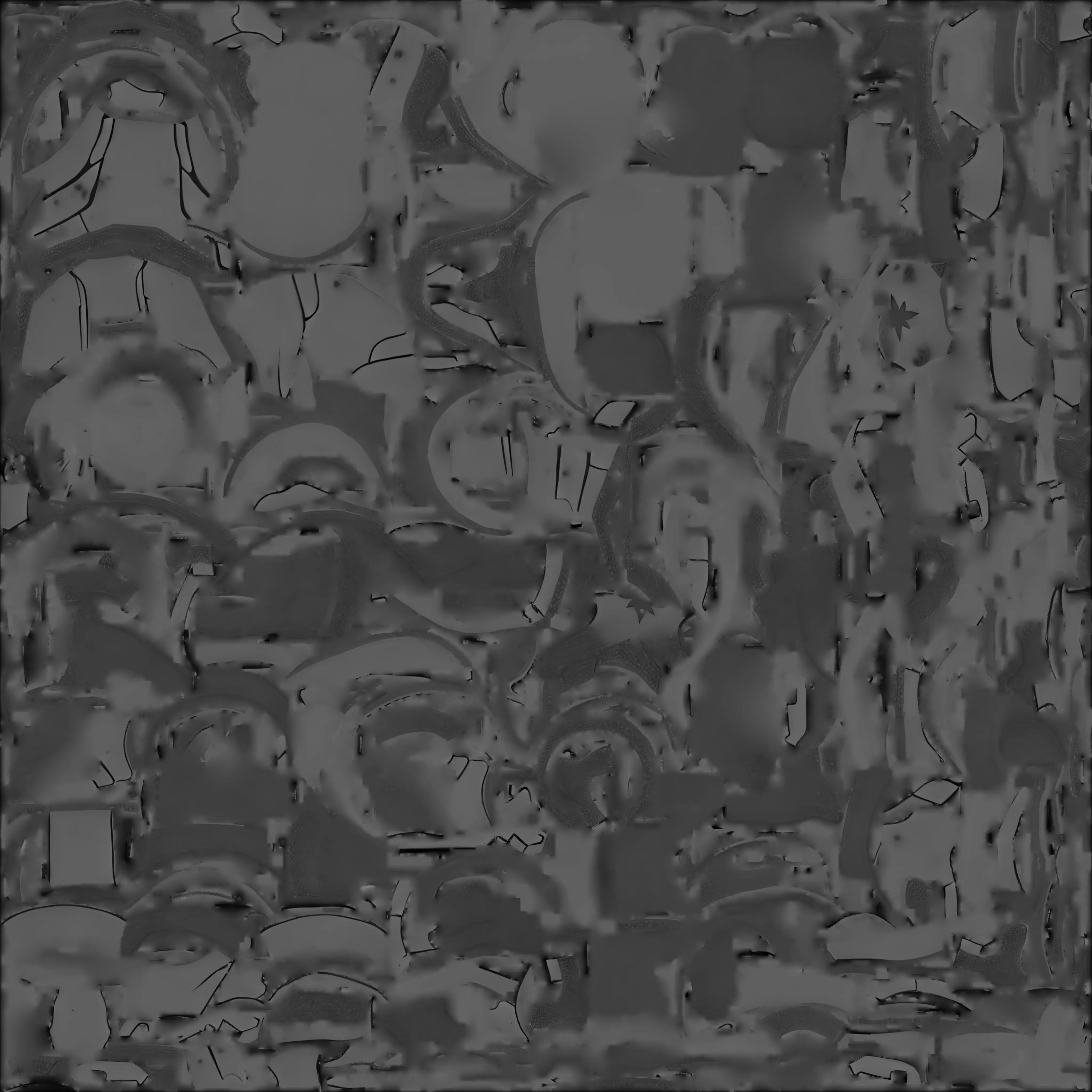 Cosmic Cyberpunk Body Armor 3D Model Galactic Hero Chest Plate Low-poly 3D model_5