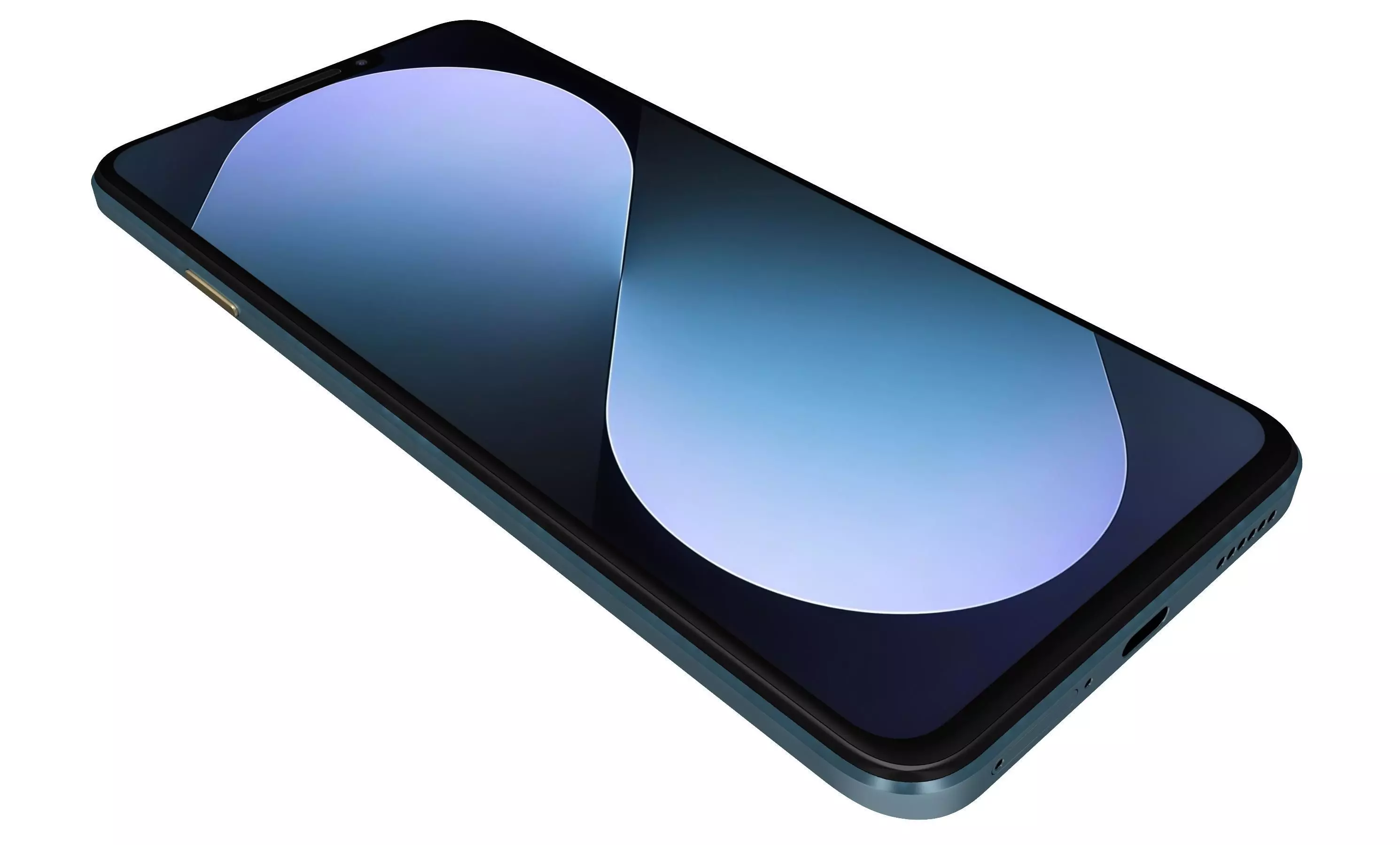 Huawei Nova 14i Specs Blue 3D model_9