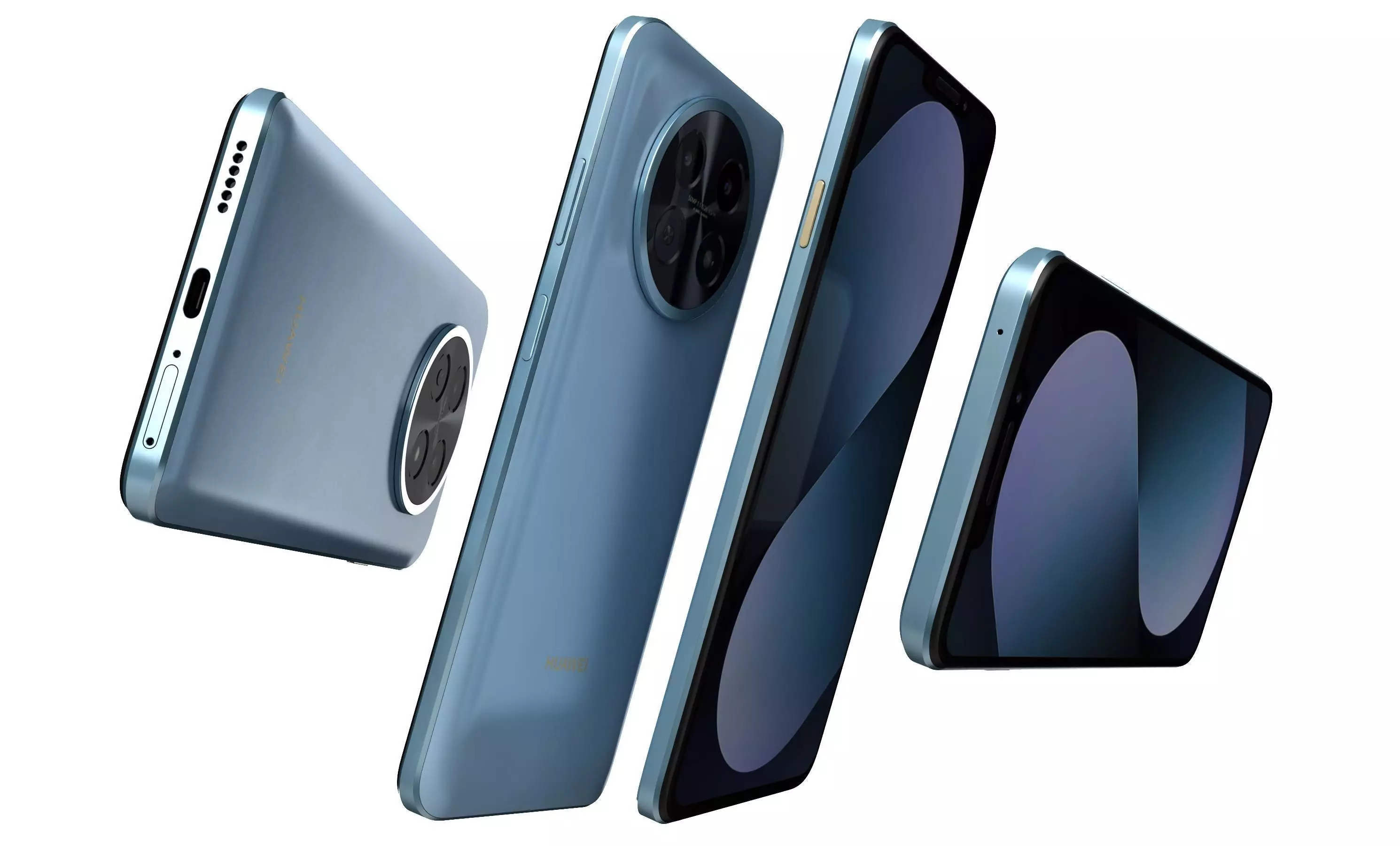 Huawei Nova 14i Specs Blue 3D model_6