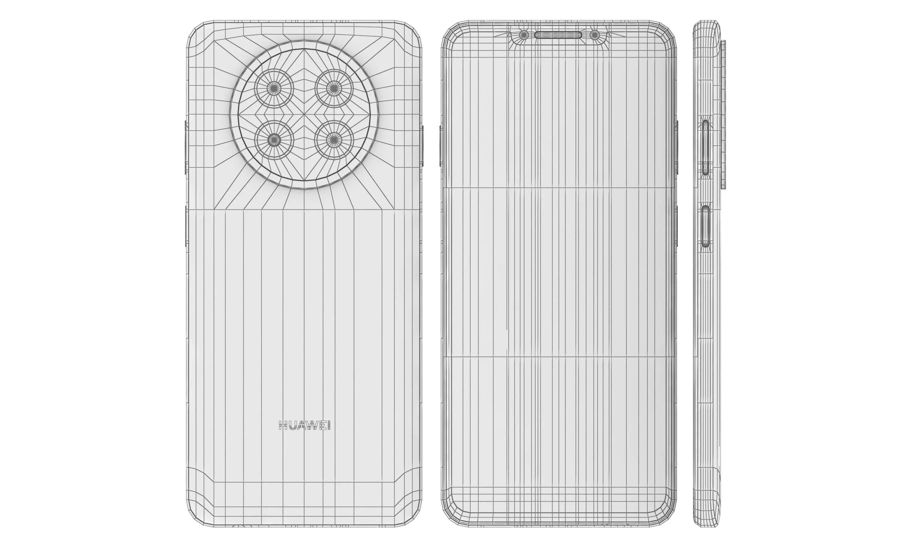 Huawei Nova 14i Specs Blue 3D model_14