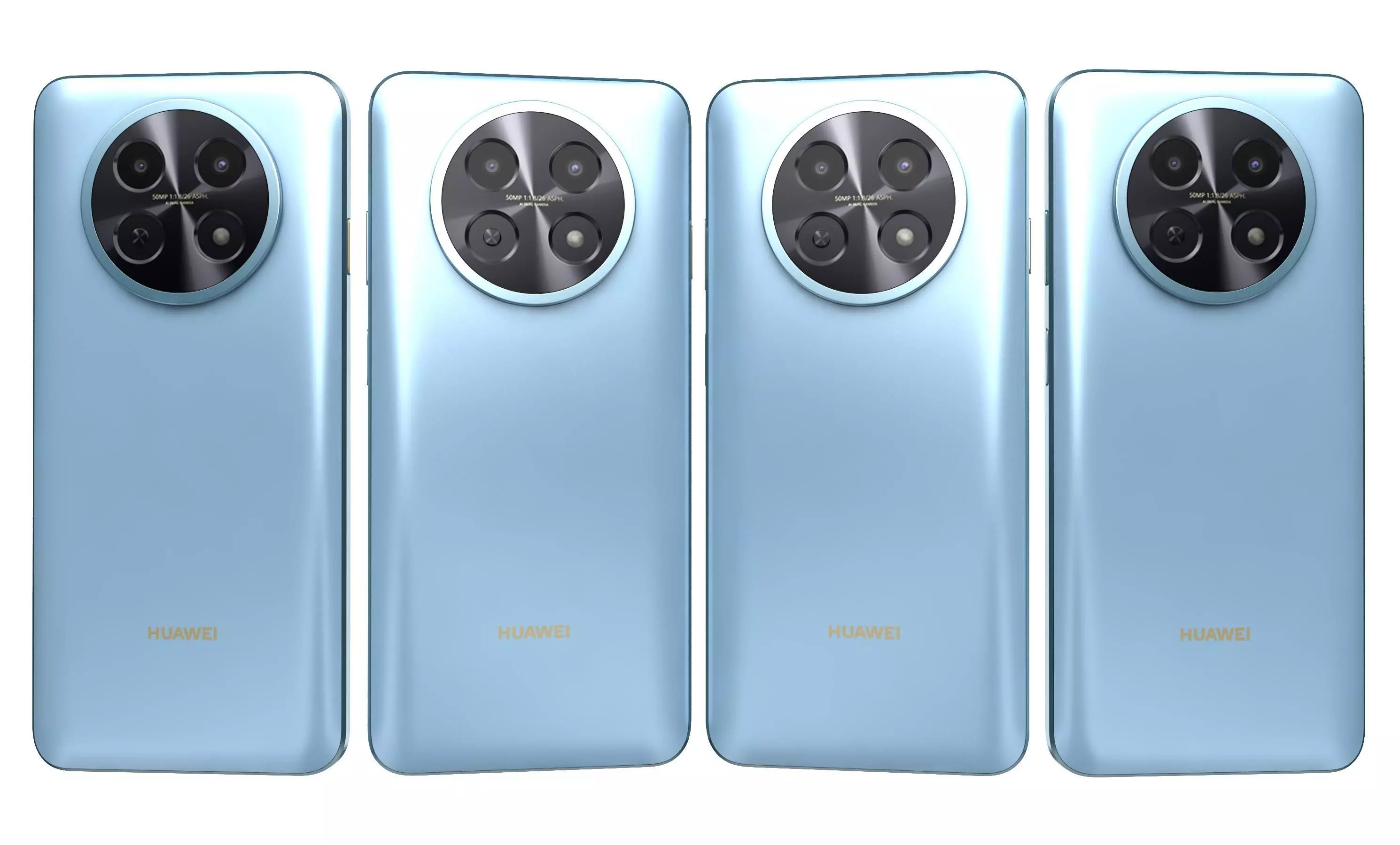 Huawei Nova 14i Specs Blue 3D model_30