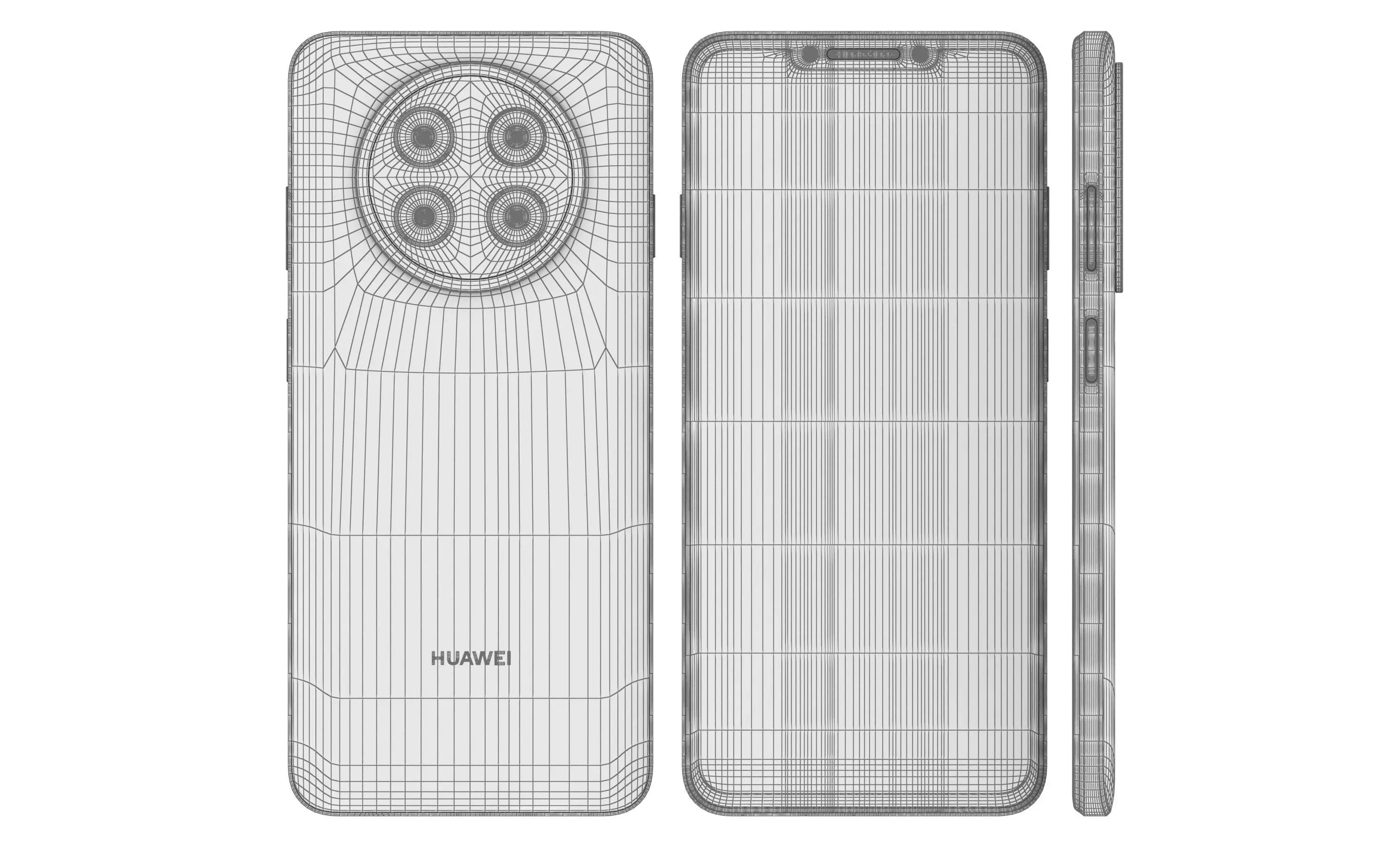 Huawei Nova 14i Specs Blue 3D model_15