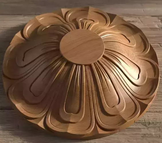 wooden flower