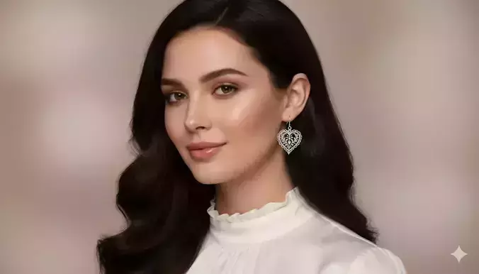 Ornate Heart Pendant Jewelry Art