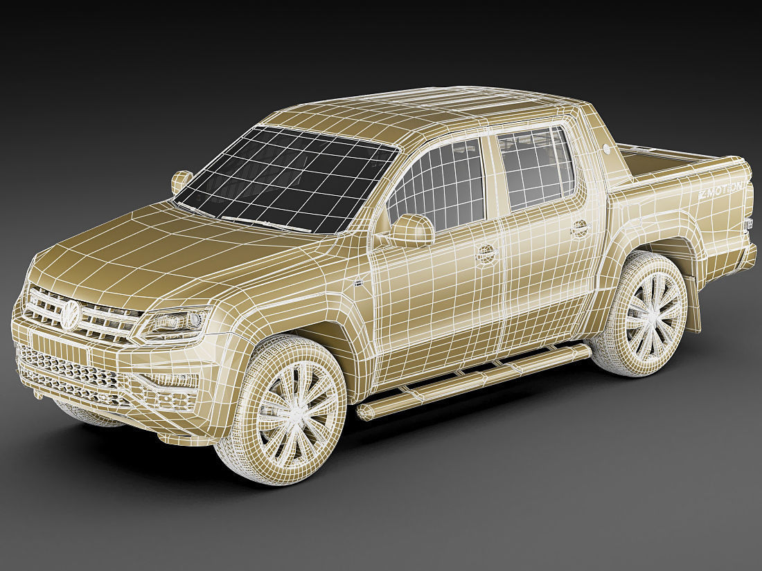 Volkswagen Amarok 2017 3D model_21