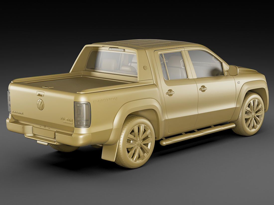 Volkswagen Amarok 2017 3D model_17