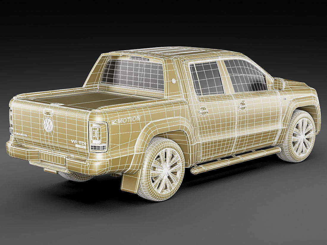 Volkswagen Amarok 2017 3D model_22