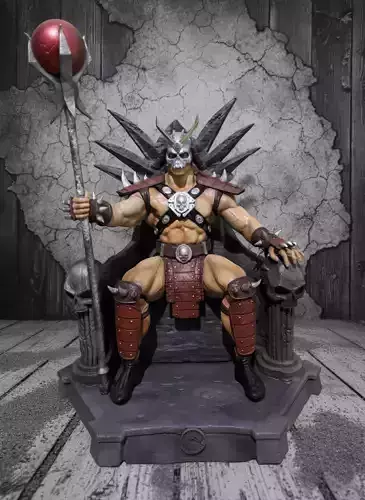 Shao Kahn with Throne from Mortal Kombat 2 game 3 Scales 3D print model