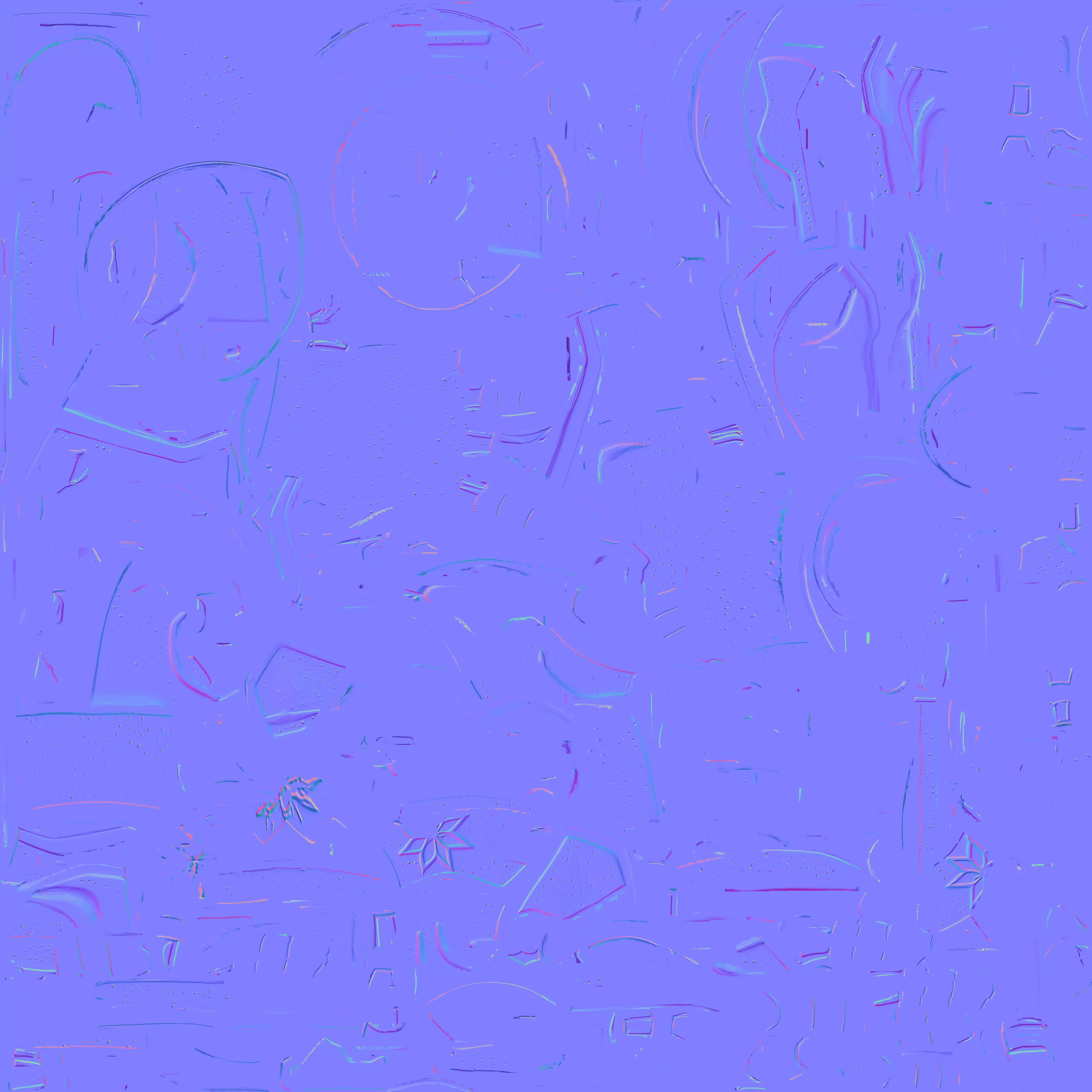 Cosmic Cybernetic Gauntlet 3D Model Galactic Power Fist Low-poly 3D model_3