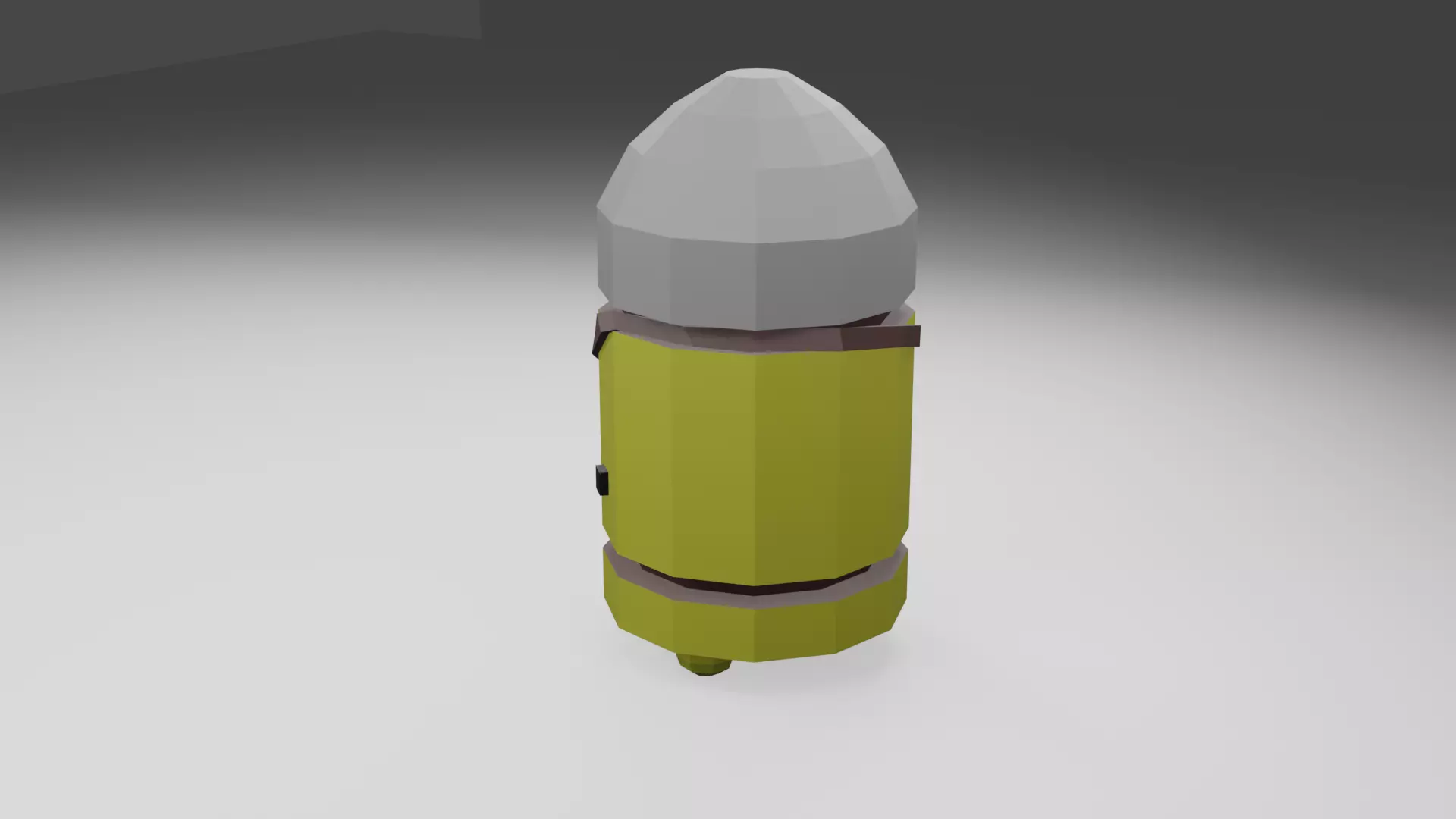 Veteran Bullet Kin Low Polly Model Free low-poly 3D model Free low-poly 3D model_3
