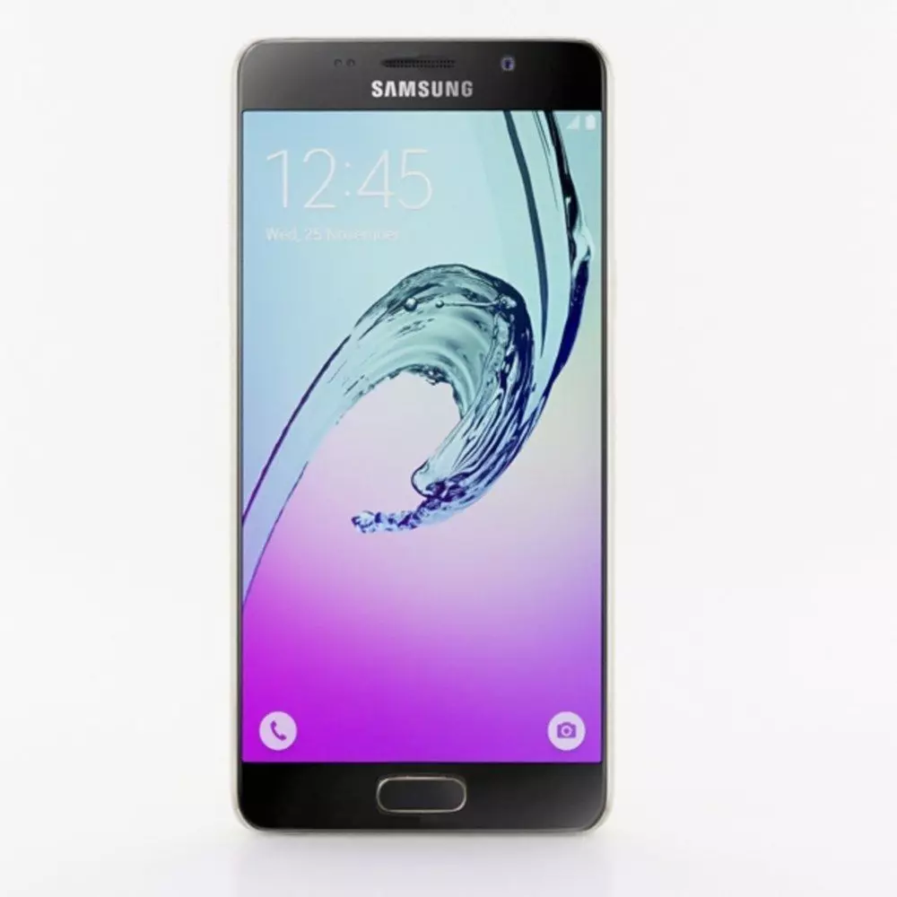 Samsung Galaxy A5 2016 Gold 3D model_2