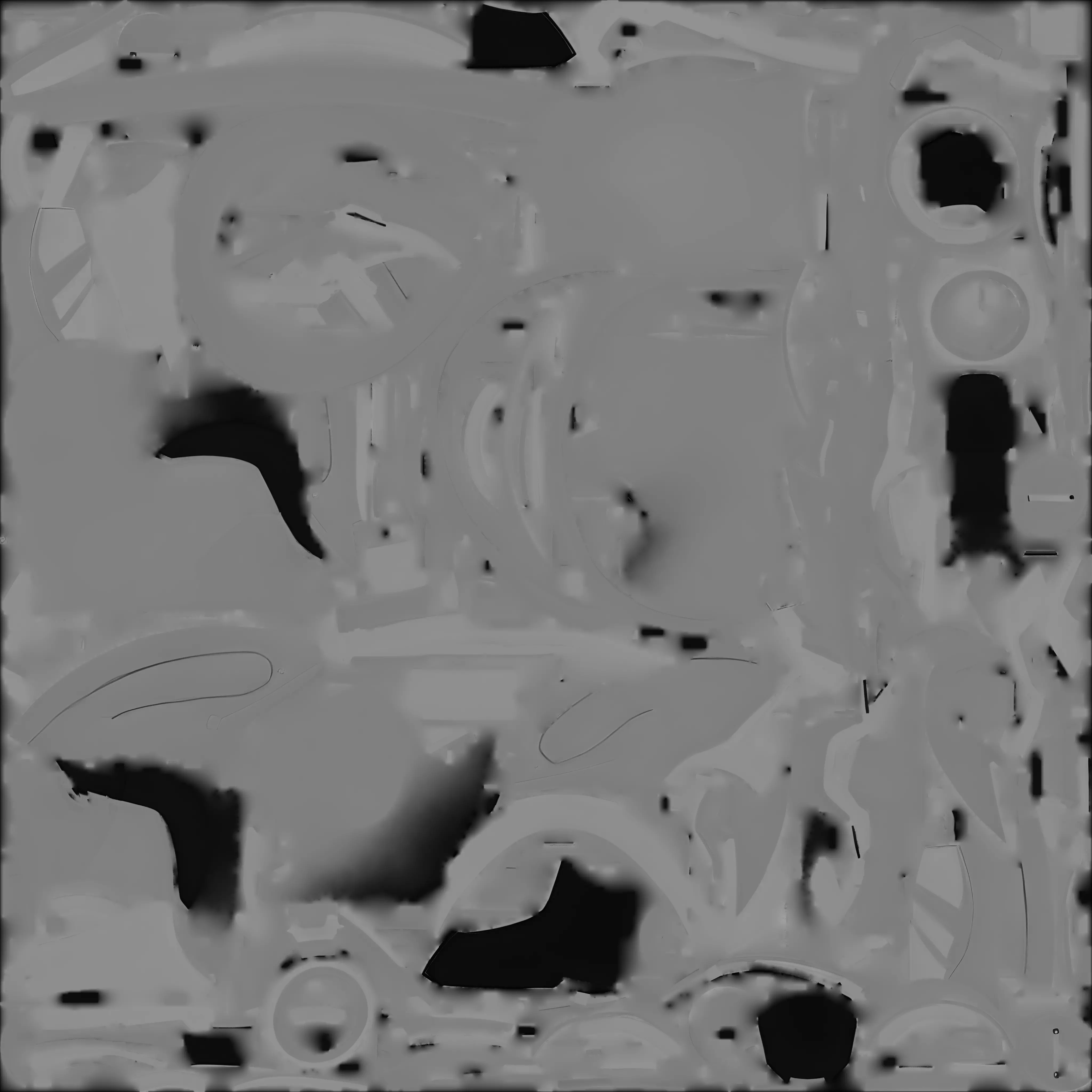 Cosmic Cybernetic Combat Helmet 3D Model Galactic Pilot Headgear Low-poly 3D model_5