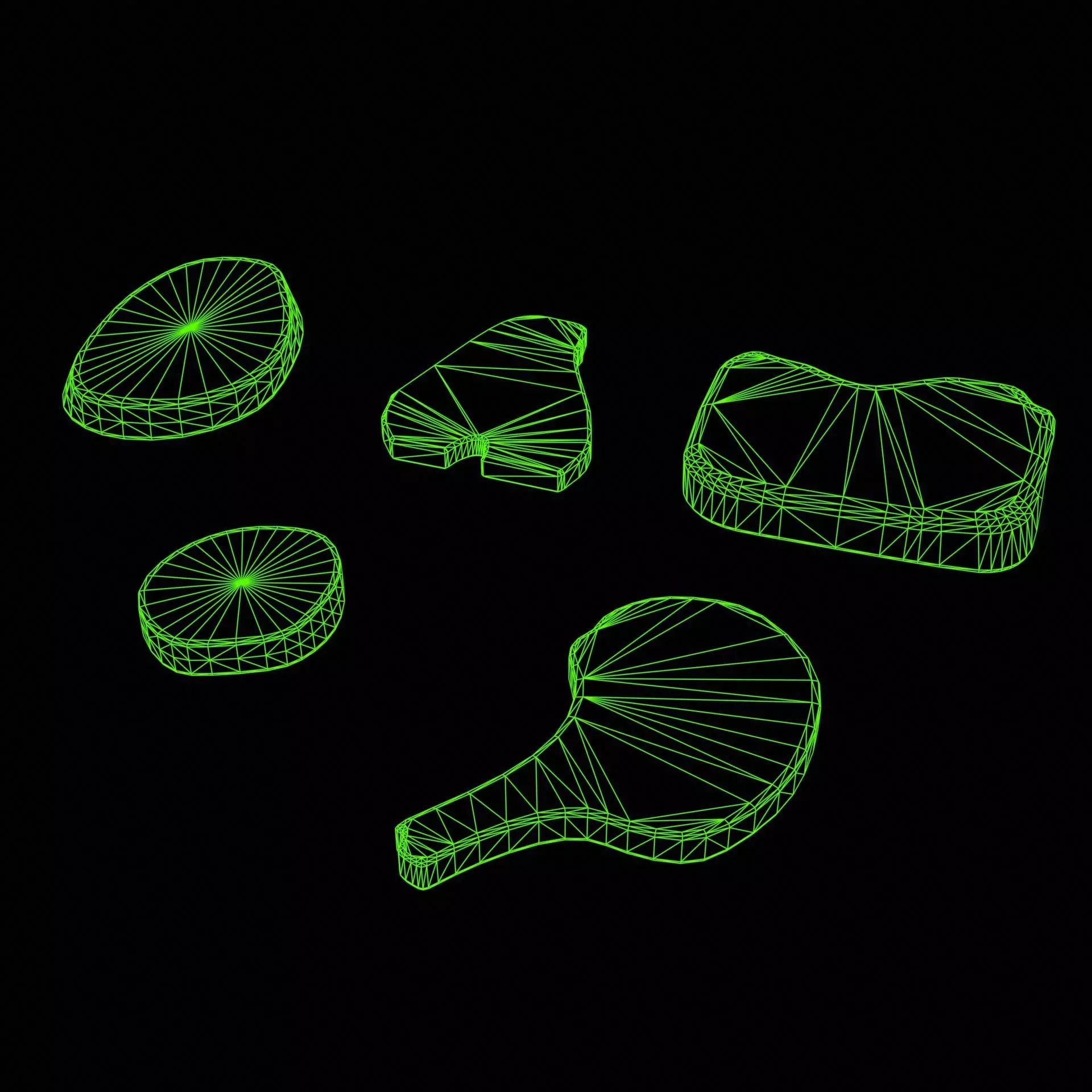  Raw Meats - PBR Game Ready Low-poly 3D model_2