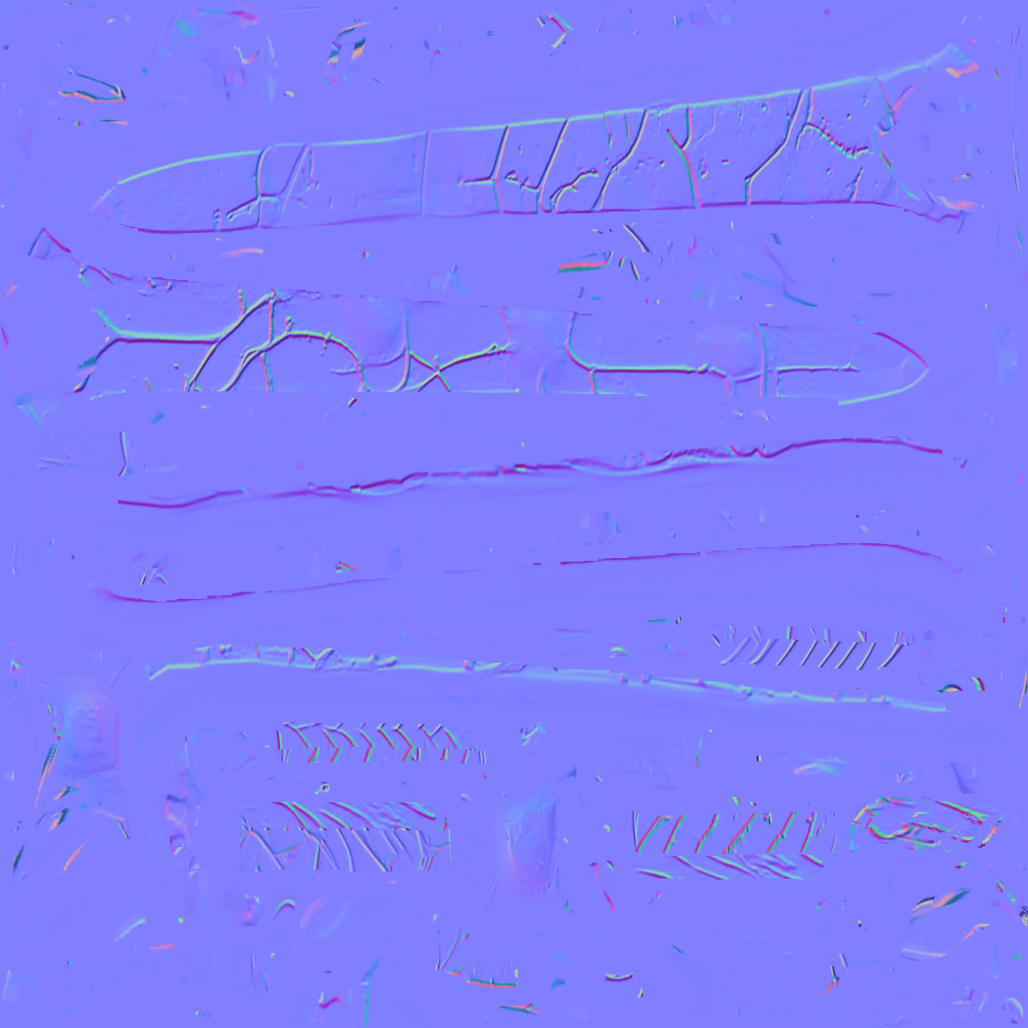 Cosmic Nebula Energy Sword 3D Model Blade of the Galactic Hero Low-poly 3D model_3