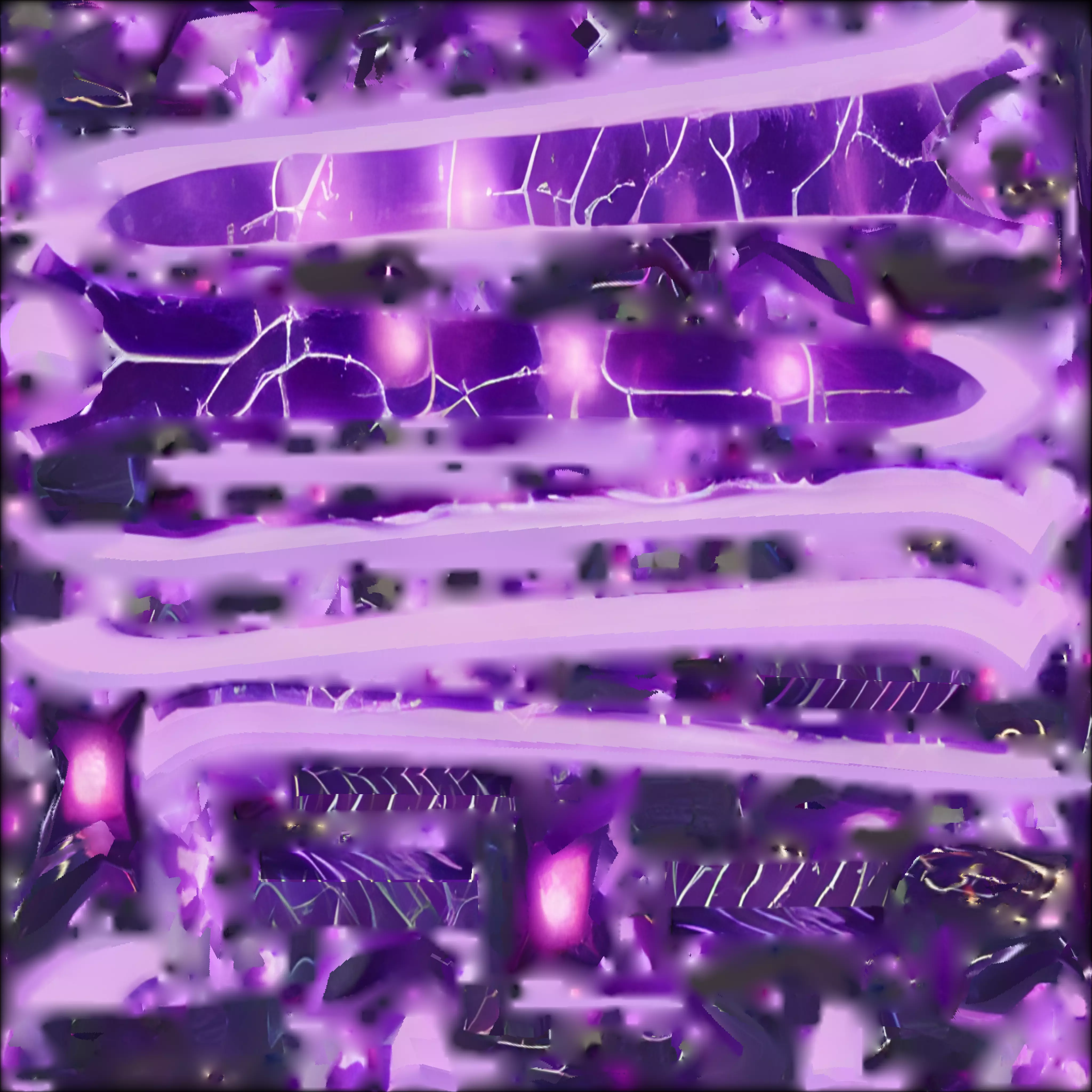 Cosmic Nebula Energy Sword 3D Model Blade of the Galactic Hero Low-poly 3D model_1