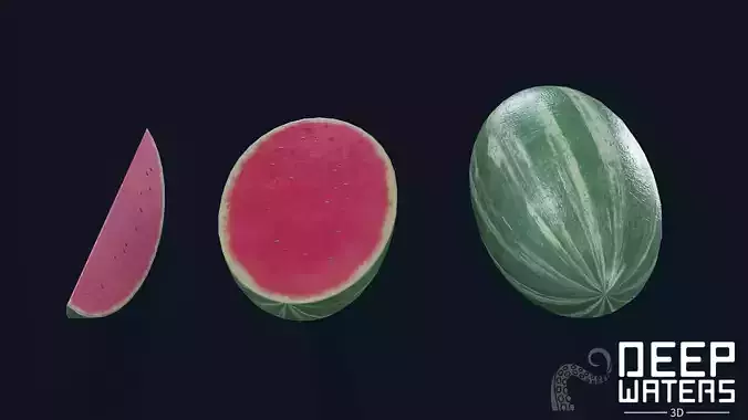 Watermelons - PBR Game Ready