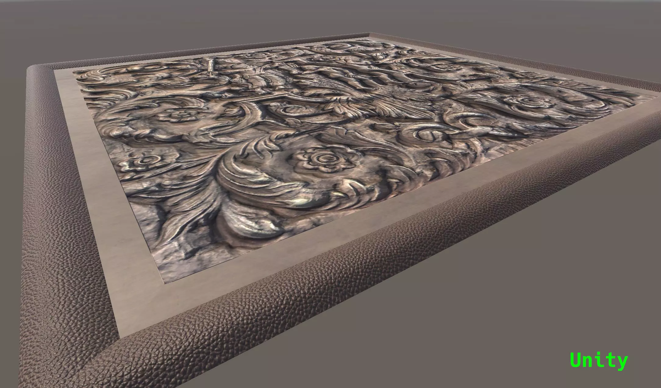 Wood Carving Low-poly 3D model_2