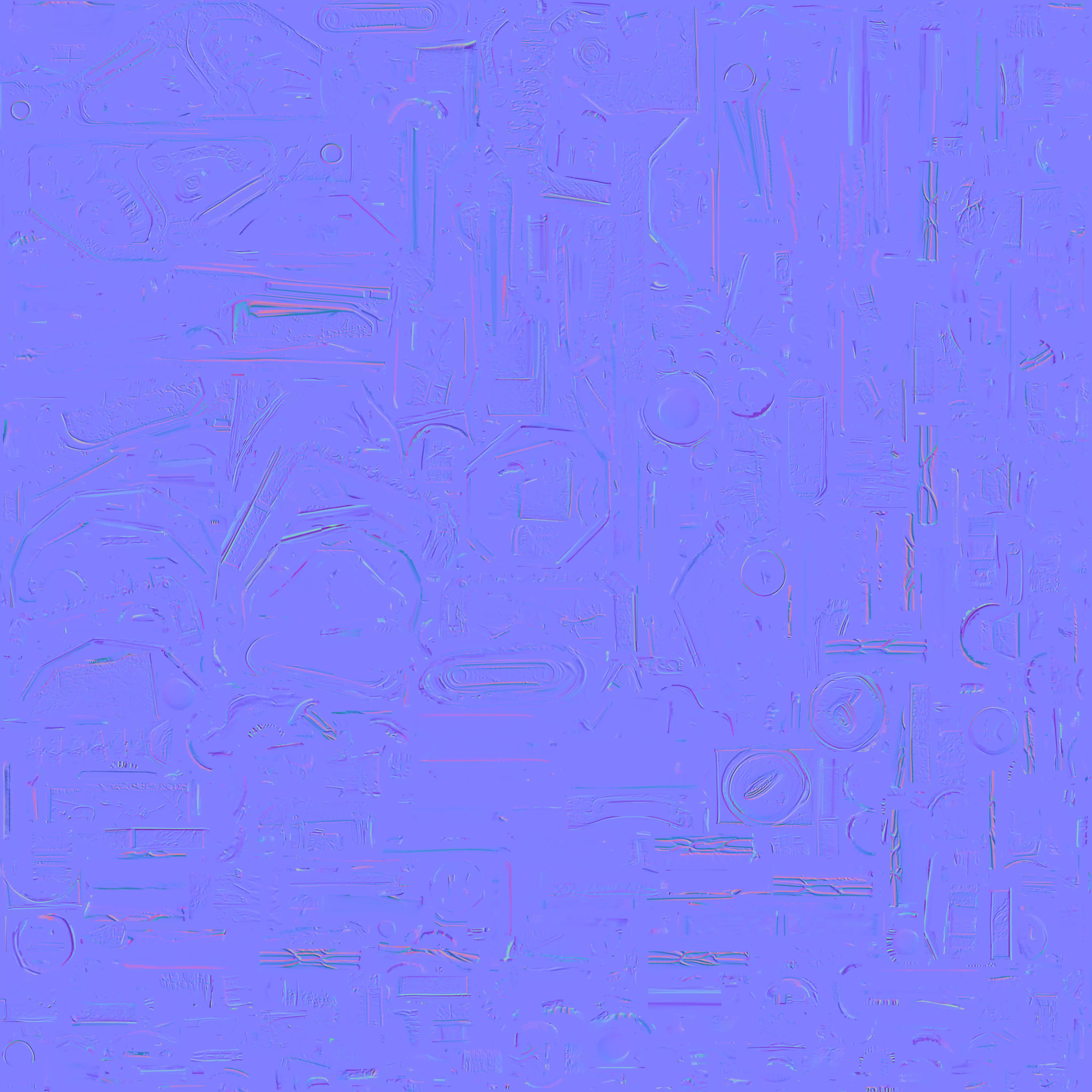 Sci-Fi Plasma Gatling Gun 3D Model Cosmic Energy Cannon Low-poly 3D model_3