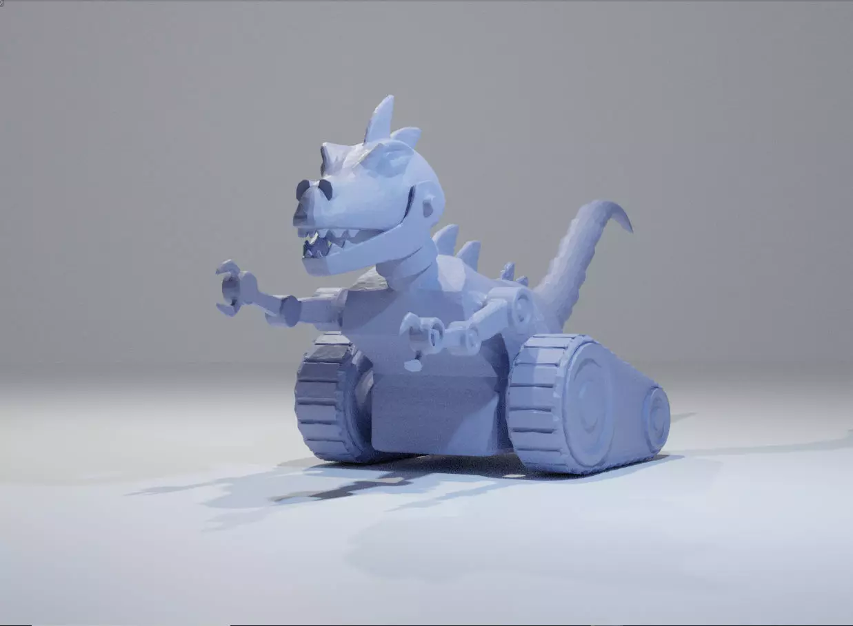 Clankosaurus 3D print model_4