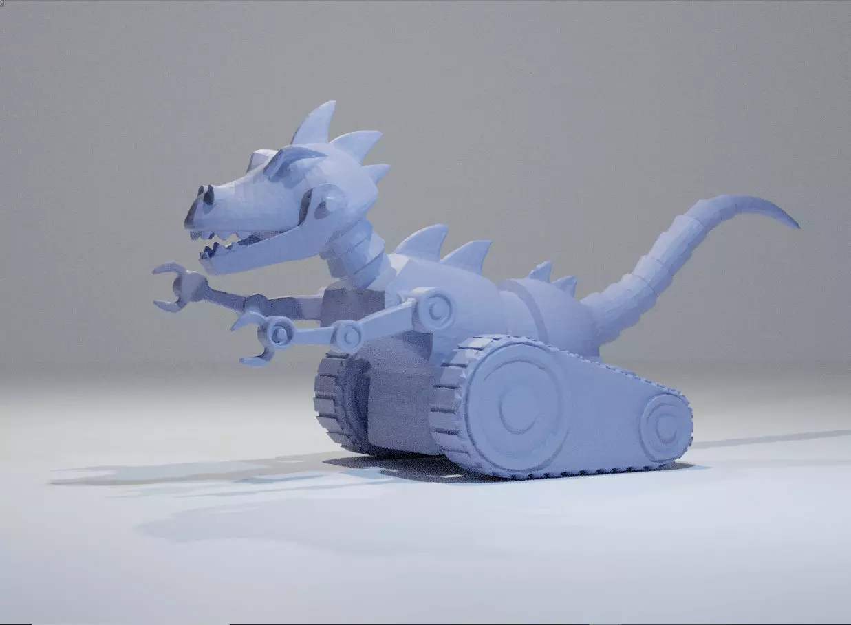Clankosaurus 3D print model_3