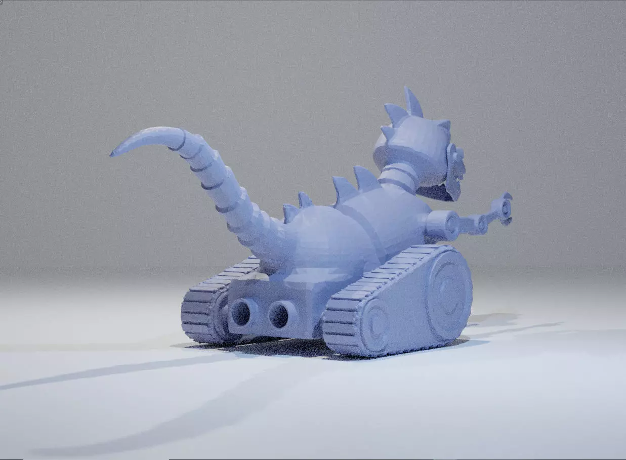 Clankosaurus 3D print model_6