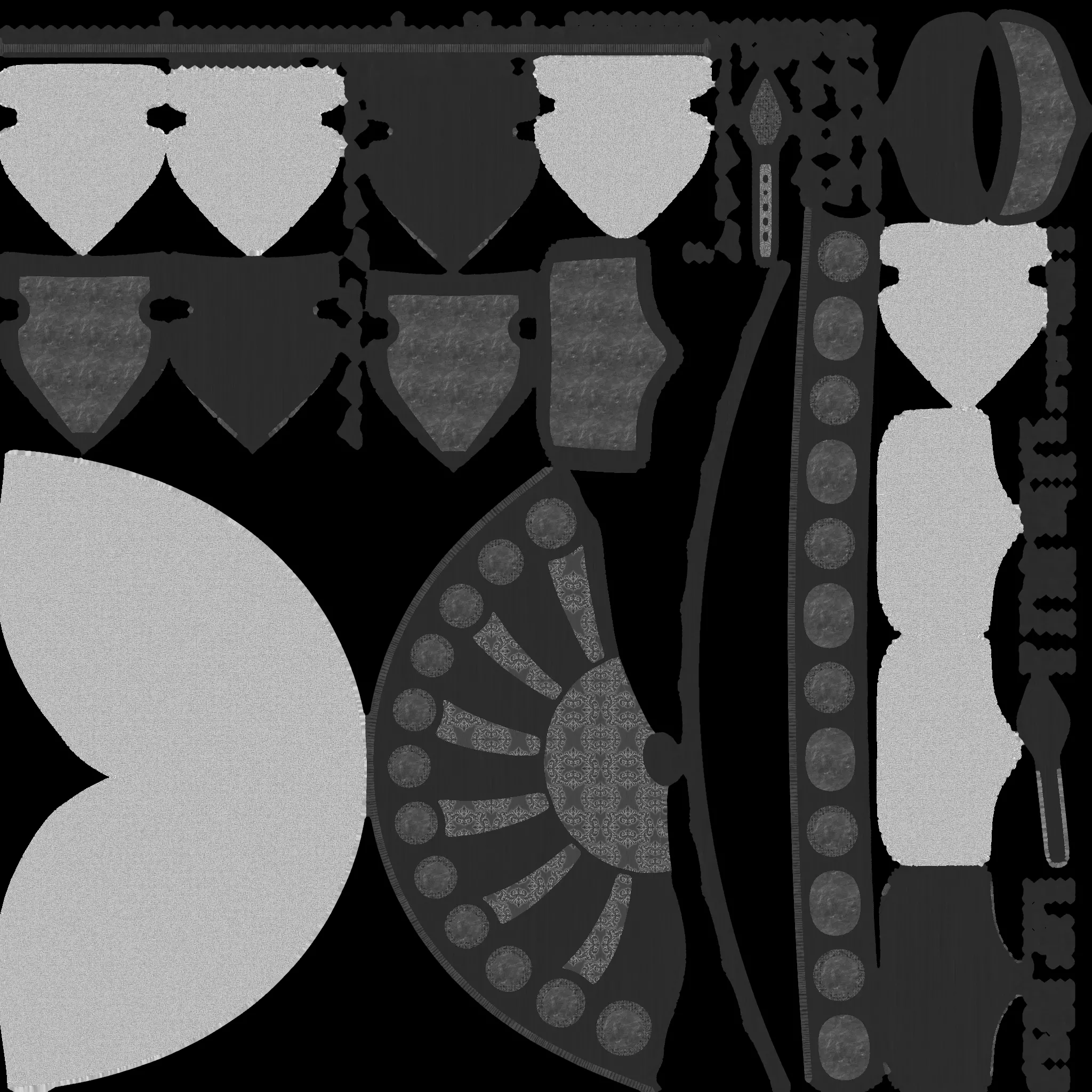 Medieval Helmet 3D model_17